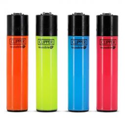 Briquet Clipper FLUO x1